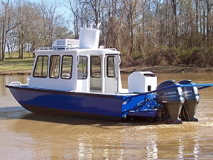 21 ft Cabin Work Boat Model 2184 - Deluxe