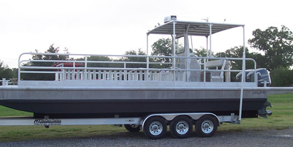 30 ft Work Deck Barge Model 3096