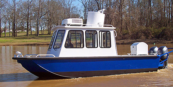 21 ft Cabin Work Boat Model 2184 - Deluxe