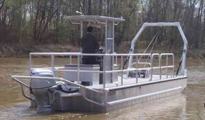 24 ft Hydraulic Crane Boat Model 2496