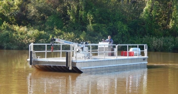 30 ft Crane Barge Model 30120