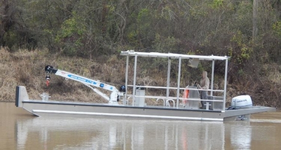 30 ft Hydraulic Crane Barge Model 30120 